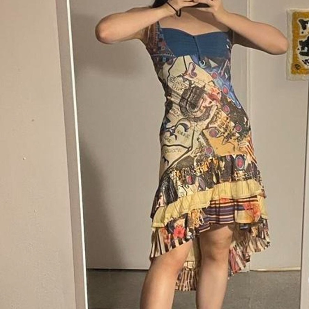 Save The Queen Asymmetrical Sundress